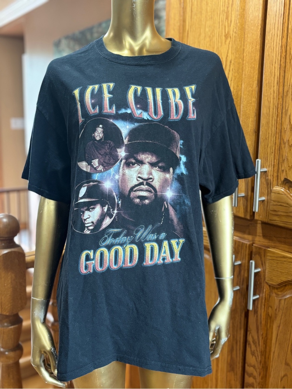 Ice Cube Today Was a Good Day Graphic Tee - Black